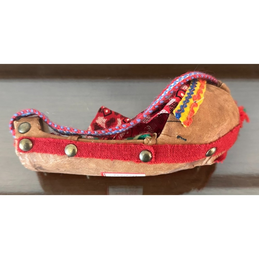 Antique Sami Laplander Doll Cradle Papoose Gietkka Hand Made Folk Indigenous Art - Picture 6 of 12
